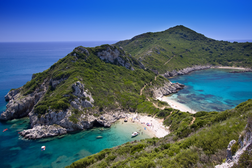 A Corfu holiday should include a day on isolated beaches like these ones!